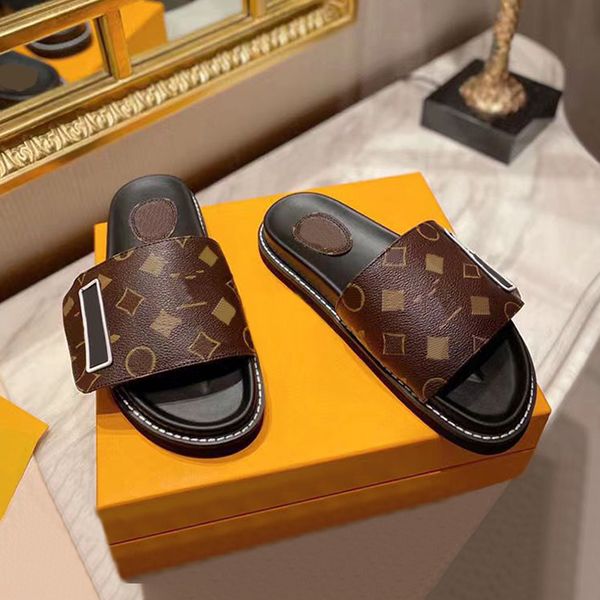 with box designer women shoes magic tape slippers leather flat mules black white brown luxury womens summer knurling outdoor rubber sole sli
with box designer women shoes magic tape slippers leather flat mules black white brown luxury womens summer knurling outdoor rubber sole sli