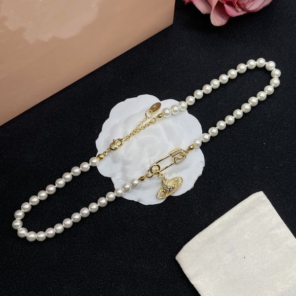 fashion designer pendant necklaces brandletter viviene chokers luxury women jewelry westwood metal pearl gold necklace cjeweler for woman ch, Silver
fashion designer pendant necklaces brandletter viviene chokers luxury women jewelry westwood metal pearl gold necklace cjeweler for woman ch, Silver