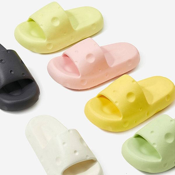 slippers soft thick sole cheese concise color outdoor women summer footwear for men indoor non slip bathroom shoes 230419, Black
slippers soft thick sole cheese concise color outdoor women summer footwear for men indoor non slip bathroom shoes 230419, Black