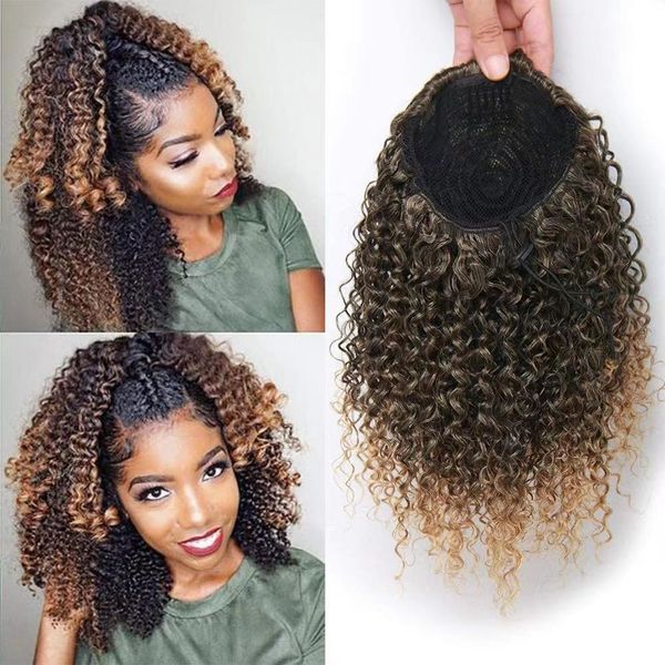 ombre afro kinky curly drawstring ponytail extension 4/27 ombre brown blonde ponytail closure puff hairpiece clip in 120g pony tail hairpiec, Black
ombre afro kinky curly drawstring ponytail extension 4/27 ombre brown blonde ponytail closure puff hairpiece clip in 120g pony tail hairpiec, Black
