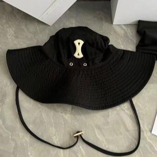 23 new fashion luxury bucket hat for womens designer classic black adjustable flat big eaves sun hat men travel beach sun protection, Blue;gray
23 new fashion luxury bucket hat for womens designer classic black adjustable flat big eaves sun hat men travel beach sun protection, Blue;gray