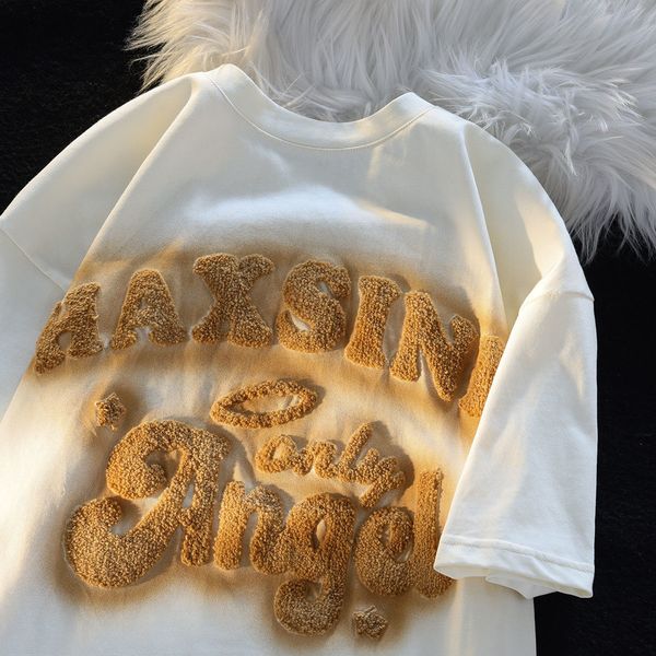 womens tshirt cotton flocking letter short sleeved summer american coffee retro loose allmatch couple clothes vintage 230419, White
womens tshirt cotton flocking letter short sleeved summer american coffee retro loose allmatch couple clothes vintage 230419, White