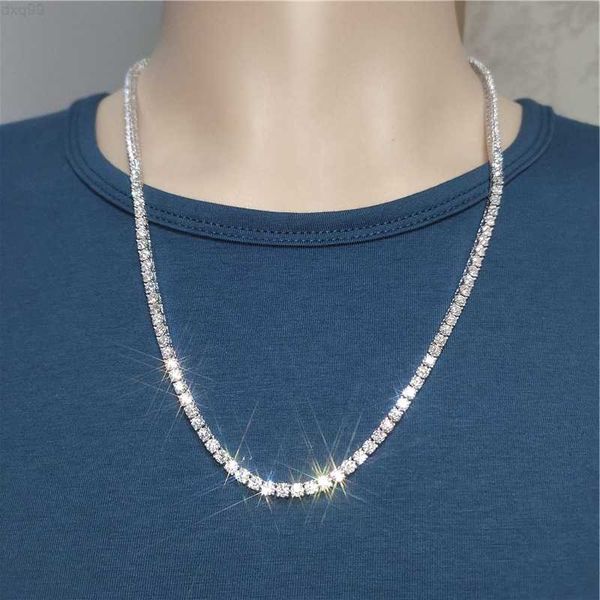 real 925 sterling silver bling tennis chain necklace anti tarnish moissanite link chain
real 925 sterling silver bling tennis chain necklace anti tarnish moissanite link chain