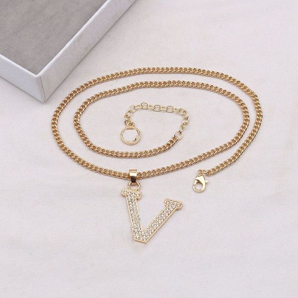 fashion design necklace 18k gold plated stainless steel necklaces choker chain letter pendant luxury womens wedding jewelry accessories, Silver
fashion design necklace 18k gold plated stainless steel necklaces choker chain letter pendant luxury womens wedding jewelry accessories, Silver