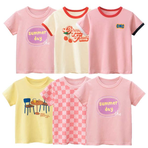 t-shirts new t-shirt summer cartoon print cotton kids short sleeves baby girl clothes children's t-shirt 2-8 year p230419, Blue
t-shirts new t-shirt summer cartoon print cotton kids short sleeves baby girl clothes children's t-shirt 2-8 year p230419, Blue