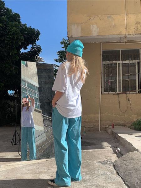 capris houzhou blue corduroy pants women korean style 2021 fashion oversize straight summer streetwear kpop wide leg trousers female, Black;white
capris houzhou blue corduroy pants women korean style 2021 fashion oversize straight summer streetwear kpop wide leg trousers female, Black;white