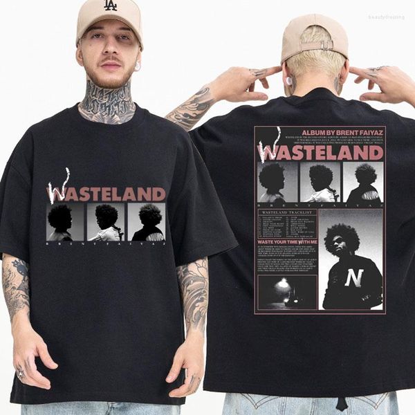 men's t shirts brent faiyaz t-shirt music wasteland graphic print t-shirts hip hop streetwear shirt vintage cotton oversized tee, White;black
men's t shirts brent faiyaz t-shirt music wasteland graphic print t-shirts hip hop streetwear shirt vintage cotton oversized tee, White;black
