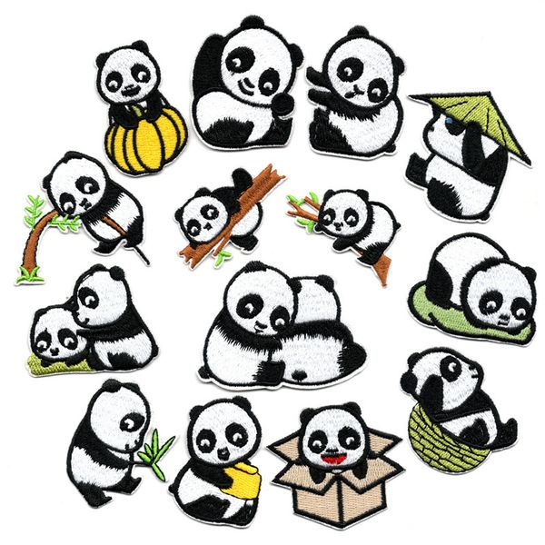 panda patches for children clothing iron on transfer applique patch for bags jeans diy sew on all kinds embroidery badge stickers, Black
panda patches for children clothing iron on transfer applique patch for bags jeans diy sew on all kinds embroidery badge stickers, Black