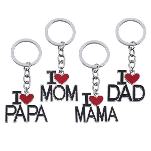 creative letter keychain pendant family keyring mom and dad metal keychains decoration key chain parents gift, Silver
creative letter keychain pendant family keyring mom and dad metal keychains decoration key chain parents gift, Silver