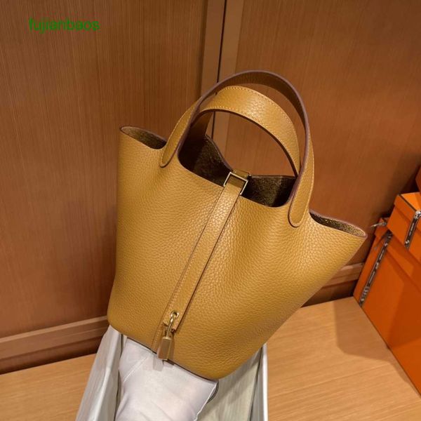 hemres picotn handbags full manual wax thread sewing original tc leather vegetable basket 18cm sesame color gold buckle large capacity handb, Black
hemres picotn handbags full manual wax thread sewing original tc leather vegetable basket 18cm sesame color gold buckle large capacity handb, Black