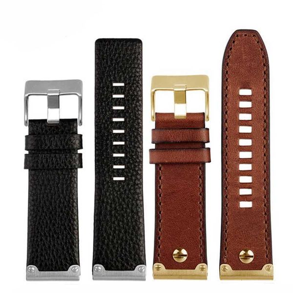 26mm watchband for diesel vintage leather strap for men dz4318/4343/4476/4323 with antiwear steel head cowhide watch bracelet, Black;brown
26mm watchband for diesel vintage leather strap for men dz4318/4343/4476/4323 with antiwear steel head cowhide watch bracelet, Black;brown