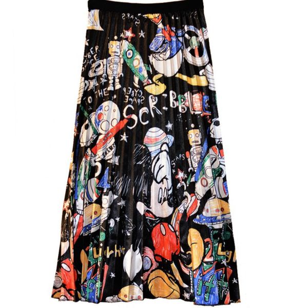 skirts women's skirt vintage casual summer long skirt fashion women cartoon print pleated skirts 230419, Black
skirts women's skirt vintage casual summer long skirt fashion women cartoon print pleated skirts 230419, Black
