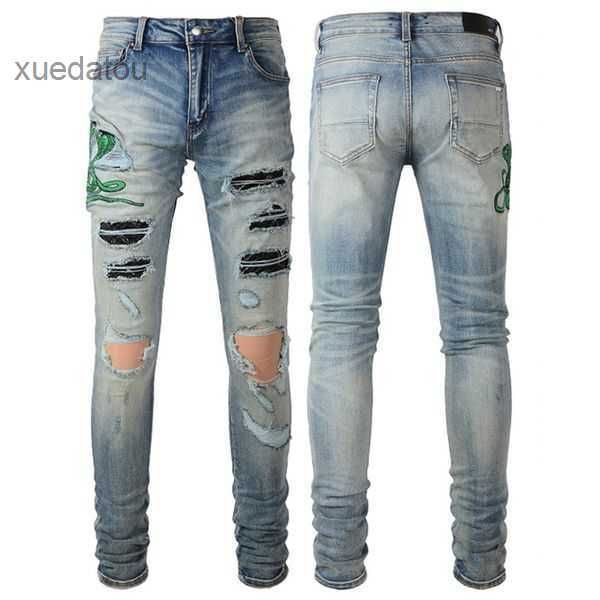 denim patches detail biker fit jeans men slim motorcycle for mens vintage distressed 4 olth, Blue
denim patches detail biker fit jeans men slim motorcycle for mens vintage distressed 4 olth, Blue