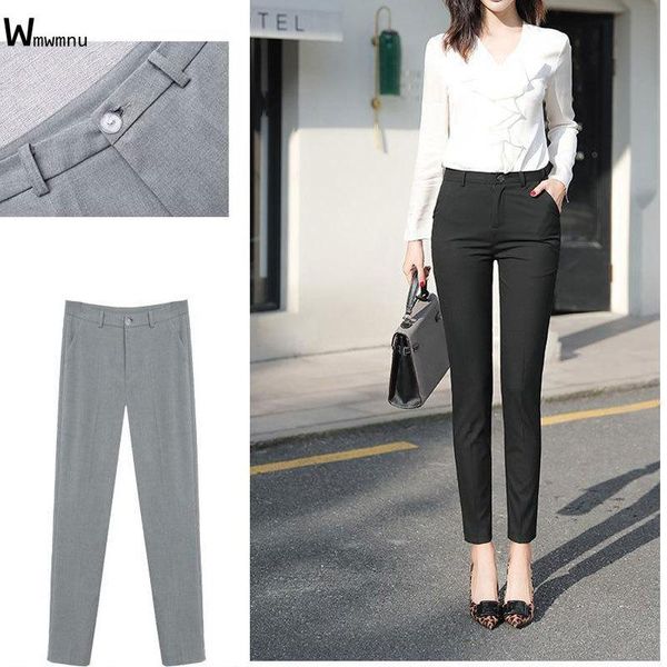 capris korean fashion office lady work suit pants quality basic gray straight trousers spring autumn thin slim anklelength pants women, Black;white
capris korean fashion office lady work suit pants quality basic gray straight trousers spring autumn thin slim anklelength pants women, Black;white