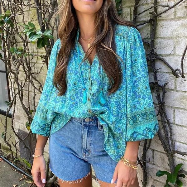 shirts flordevida turquoise lange mouwen blouse shirt voor vrouwen knoppen kwastje vrouwen shirts boho strand shirts nieuwe zomer shirts, White
shirts flordevida turquoise lange mouwen blouse shirt voor vrouwen knoppen kwastje vrouwen shirts boho strand shirts nieuwe zomer shirts, White