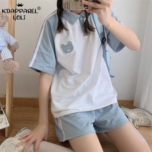 dress japanese sweet girls school set uniform loose short sleeve tshirt polo sports shorts suit cute teen student women casual summer, White
dress japanese sweet girls school set uniform loose short sleeve tshirt polo sports shorts suit cute teen student women casual summer, White