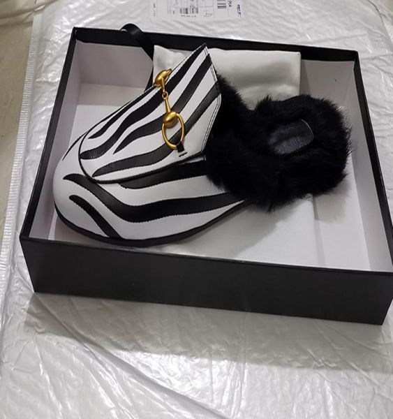 zebra slippers with hair cowhide leather with box classic fashion black rabbit hair slippers form woman1145995
zebra slippers with hair cowhide leather with box classic fashion black rabbit hair slippers form woman1145995