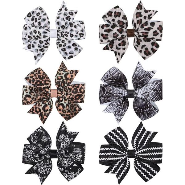 lovely leopard elastic hair clip baby girls ribbon bows hairpin handmade fashion barrettes kids hair accessories festival decoration, Slivery;white
lovely leopard elastic hair clip baby girls ribbon bows hairpin handmade fashion barrettes kids hair accessories festival decoration, Slivery;white