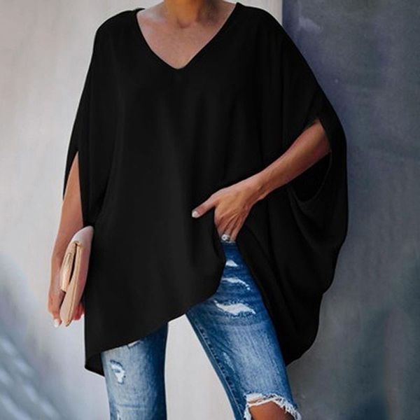 t-shirt 2022 casual solid color women tshirts long bat sleeve autumn cotton tee loose ladies vneck streetwear tshirt plus size, White
t-shirt 2022 casual solid color women tshirts long bat sleeve autumn cotton tee loose ladies vneck streetwear tshirt plus size, White