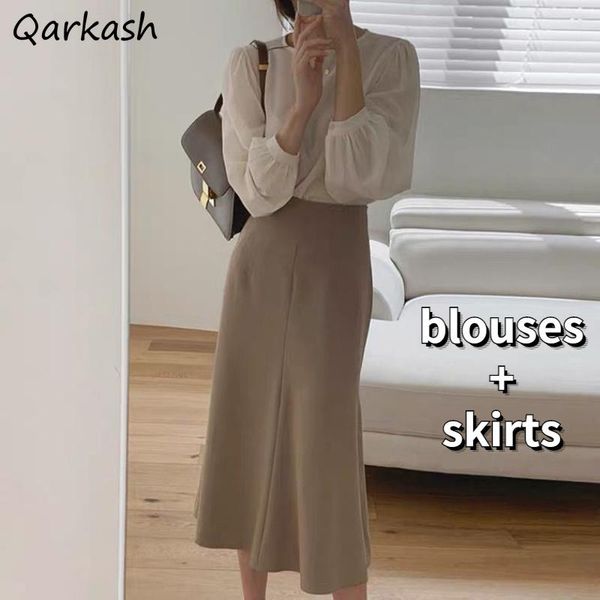 dress sets women 2 piece outfit elegant leisure office lady simple solid clothing female allmatch spring vintage classic tender daily, White
dress sets women 2 piece outfit elegant leisure office lady simple solid clothing female allmatch spring vintage classic tender daily, White