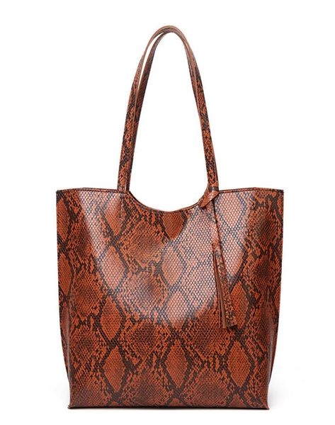 snake pattern tassel tote bag women pu leather handbag vintage serpentine shoulder bag large capacity handle bag tote6436245
snake pattern tassel tote bag women pu leather handbag vintage serpentine shoulder bag large capacity handle bag tote6436245