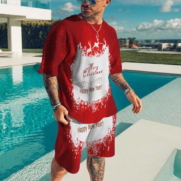 tracksuits christmas men's tshirt set tshirt+beach pants 2pcs oversize 6xl santa claus snowman street sports set gym apparel, Gray
tracksuits christmas men's tshirt set tshirt+beach pants 2pcs oversize 6xl santa claus snowman street sports set gym apparel, Gray