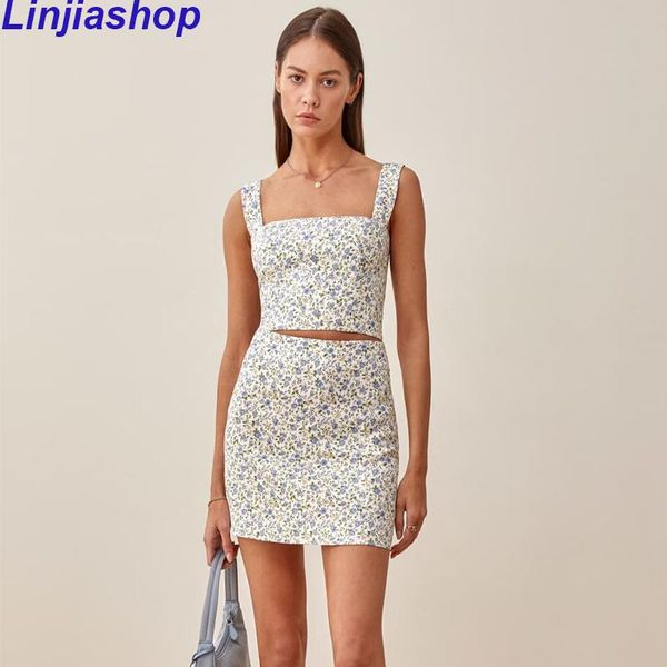 dress women print two piece set floral skirts outfits vintage short tank +ladies wrap hip mini skirt 2021 summer clothes, White
dress women print two piece set floral skirts outfits vintage short tank +ladies wrap hip mini skirt 2021 summer clothes, White