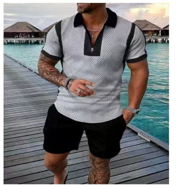 mens tracksuits summer mens short sleeve suit polo shirt beach shorts 2piece highquality sportswear oversized 3d printed casual sports 23041, Gray
mens tracksuits summer mens short sleeve suit polo shirt beach shorts 2piece highquality sportswear oversized 3d printed casual sports 23041, Gray