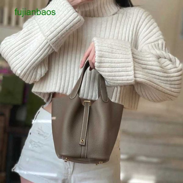 hemres picotn handbags classic women's bag light luxury vegetable basket bucket litchi pattern layer cow leather handbag, Black
hemres picotn handbags classic women's bag light luxury vegetable basket bucket litchi pattern layer cow leather handbag, Black