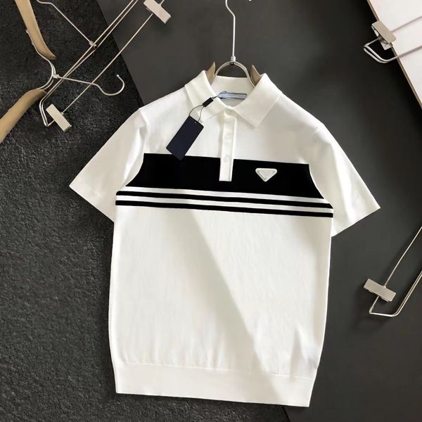 street designers polo shirts designer high embroidery solid color lapel polos garter printing cottom clothing polos 2023 vk2h, White;black
street designers polo shirts designer high embroidery solid color lapel polos garter printing cottom clothing polos 2023 vk2h, White;black