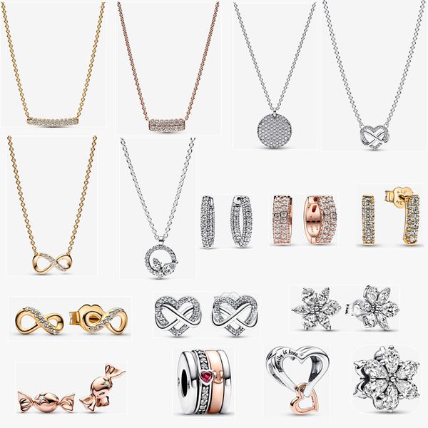 new 925 silver diamond pendant necklace eternal heart shaped pendant earrings for women engagement designer jewelry gift diy fit pandora cha
new 925 silver diamond pendant necklace eternal heart shaped pendant earrings for women engagement designer jewelry gift diy fit pandora cha