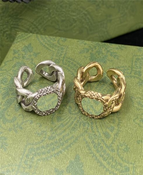 vintage winding interlocking letter rings golden silver ring designer women open size anello personality jewelry with box7732335
vintage winding interlocking letter rings golden silver ring designer women open size anello personality jewelry with box7732335