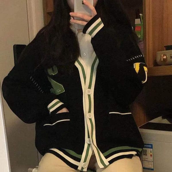 sweaters deeptown korean style letter printing black oversize sweater cardigan women harajuku streetwear long sleeve jumper female, White;black
sweaters deeptown korean style letter printing black oversize sweater cardigan women harajuku streetwear long sleeve jumper female, White;black