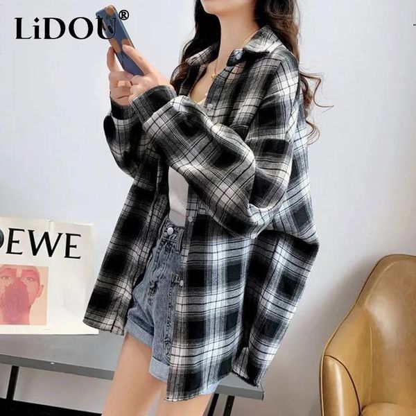 shirts women's sprint summer classic vintage plaid print button up casual shirts loose fashion allmatch blouse long sleeve cardign top, White
shirts women's sprint summer classic vintage plaid print button up casual shirts loose fashion allmatch blouse long sleeve cardign top, White