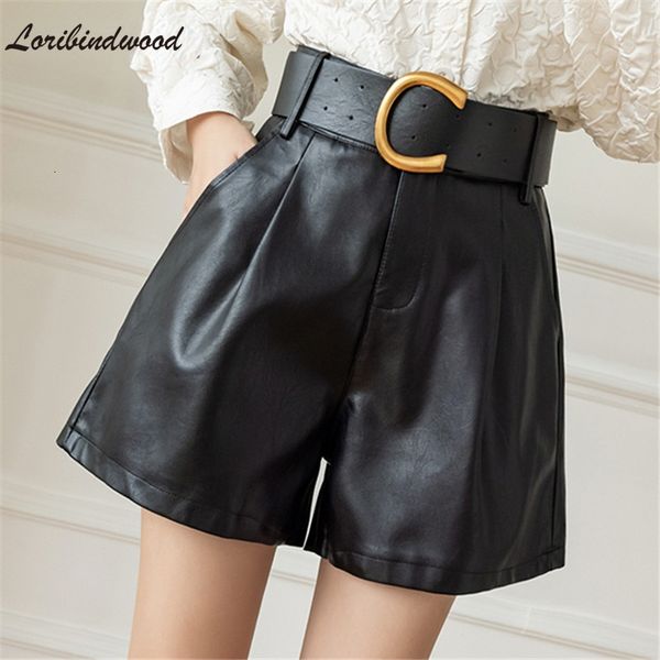 women's shorts women's pu leather shorts with belt winter stylish pockets ladies elegant solid casual shorts trousers female 23041, White;black
women's shorts women's pu leather shorts with belt winter stylish pockets ladies elegant solid casual shorts trousers female 23041, White;black