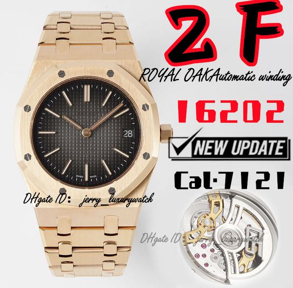 zf 2023 new luxury men's watch 16202 50th anniversary movement, 39mm diameter, cal.7121 movement, folding bow buckle strap gold, Slivery;brown 
zf 2023 new luxury men's watch 16202 50th anniversary movement, 39mm diameter, cal.7121 movement, folding bow buckle strap gold, Slivery;brown