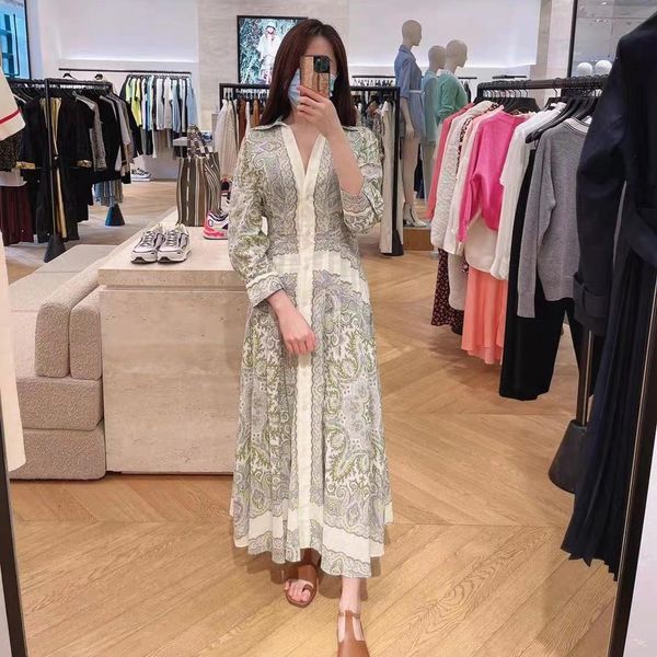 dresses printed pleated vneck longsleeved dress 2022 summer new loose and soft cotton and linen women's skirt, Black;gray
dresses printed pleated vneck longsleeved dress 2022 summer new loose and soft cotton and linen women's skirt, Black;gray