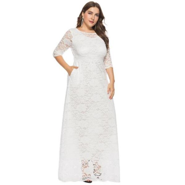 plus size dresses 2021 autumn party dress 4xl 5xl 6xl caftan womens formal large loose white lace for wedding227k, Black
plus size dresses 2021 autumn party dress 4xl 5xl 6xl caftan womens formal large loose white lace for wedding227k, Black