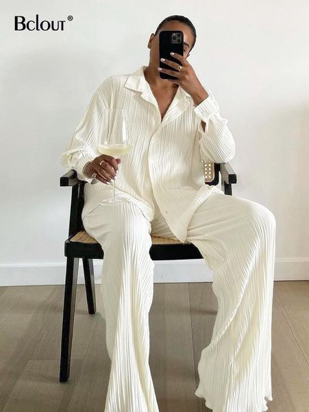 pants bclout beige elegant pleated pants women 2022 suits autumn loose long sleeve blouses high waist long pants sets 2 pieces outfits, White
pants bclout beige elegant pleated pants women 2022 suits autumn loose long sleeve blouses high waist long pants sets 2 pieces outfits, White