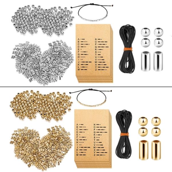 beaded diy morse code bracelet making kit 400 round spacer beads 400 long tube beads 20 morse code decoding card 1roll wax line 230419, Black
beaded diy morse code bracelet making kit 400 round spacer beads 400 long tube beads 20 morse code decoding card 1roll wax line 230419, Black