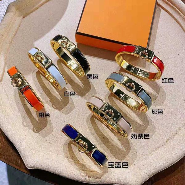 designer bracelets herms bangle multicolor enamel sixth generation aijia ckic small circle lock chain bracelet for men and women, Black
designer bracelets herms bangle multicolor enamel sixth generation aijia ckic small circle lock chain bracelet for men and women, Black