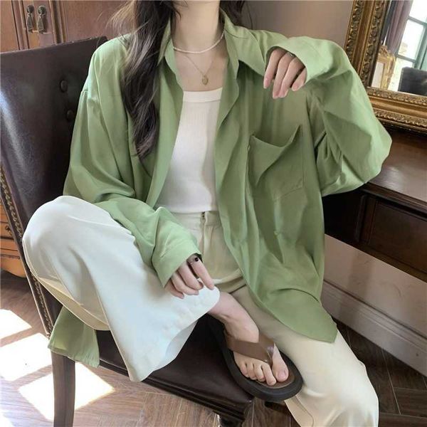 purple korean 2023 edition loose diagonal button design long sleeve shirt women's thin versatile sunscreen, White
purple korean 2023 edition loose diagonal button design long sleeve shirt women's thin versatile sunscreen, White