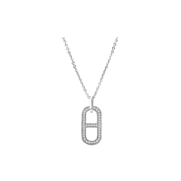 stylish graduated tennis necklace by jo malone jewelry - pig nose design - perfect for fashionable accessory lovers, Silver
stylish graduated tennis necklace by jo malone jewelry - pig nose design - perfect for fashionable accessory lovers, Silver