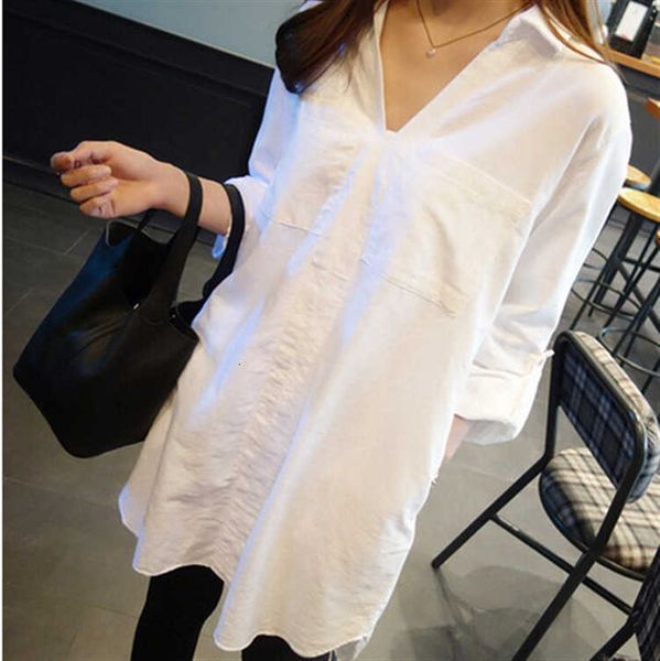 mixed batch 2023 spring white shirt women's mid length long sleeved loose large size simple trend
mixed batch 2023 spring white shirt women's mid length long sleeved loose large size simple trend