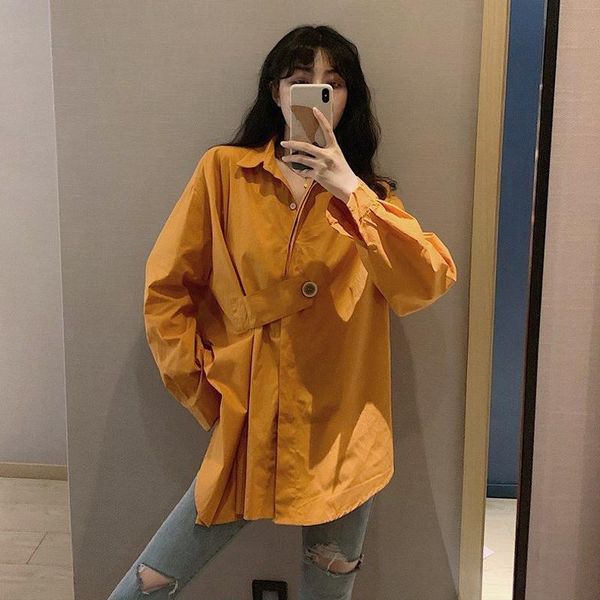 shirts 2022 spring street style solid color women blouse shirt long sleeve button up ladies tunic shirts oversize fashion female, White
shirts 2022 spring street style solid color women blouse shirt long sleeve button up ladies tunic shirts oversize fashion female, White