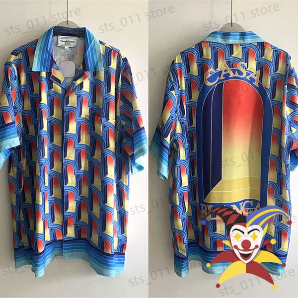 men's casual shirts casablanca wave printed silk shirt men women hawaii beach shirts t230419, White;black
men's casual shirts casablanca wave printed silk shirt men women hawaii beach shirts t230419, White;black
