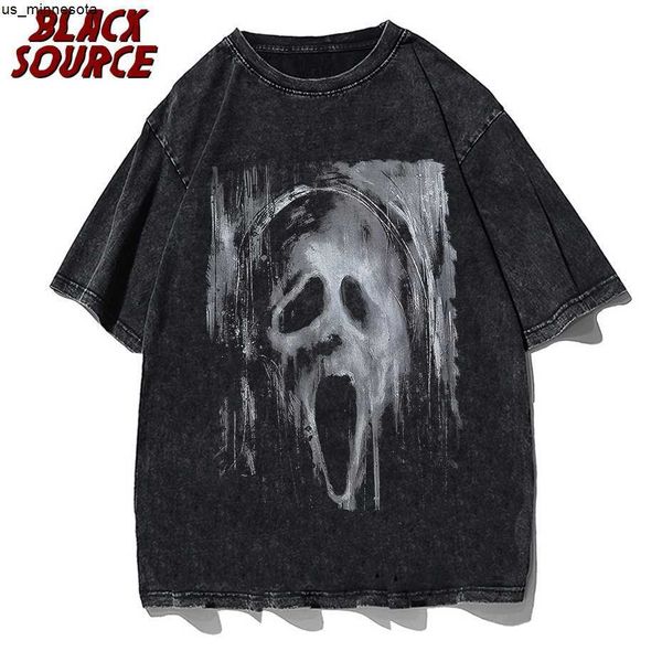 men's t-shirts hip hop streetwear tshirt men harajuku horror ghost face graphic t shirt cotton washed short sleeve oversized men j23041, White;black
men's t-shirts hip hop streetwear tshirt men harajuku horror ghost face graphic t shirt cotton washed short sleeve oversized men j23041, White;black