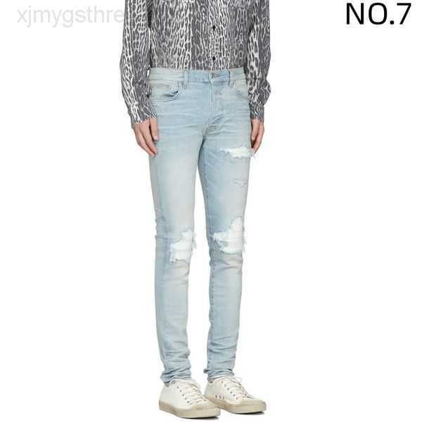 men black ripped jeans designer pants for middle waist slim fit leopard patch long light blue printing cotton self-cultivation make old wash
men black ripped jeans designer pants for middle waist slim fit leopard patch long light blue printing cotton self-cultivation make old wash