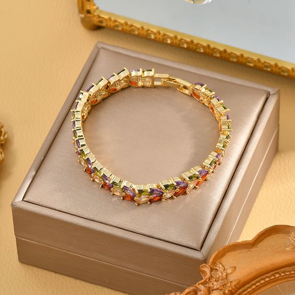 designer bracelet color zircon claw chain temperament bracelet female senior sense wind bracelet fashion bracelet, Black
designer bracelet color zircon claw chain temperament bracelet female senior sense wind bracelet fashion bracelet, Black