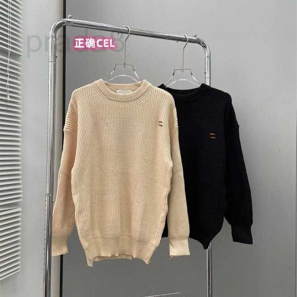 women's sweaters designer sweater loose shoulder drop winter knitted round neck pullover triumph small label lazy fashion brand 9b2a, White;black
women's sweaters designer sweater loose shoulder drop winter knitted round neck pullover triumph small label lazy fashion brand 9b2a, White;black
